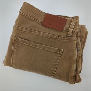 Mott & Bow Pants Mercer Men's 33 x 34 Tan Khaki Slim Fit Cotton Stretch Jeans